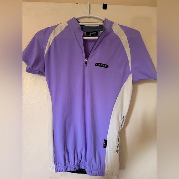 Nalini Tops - Nalini Pro Purple Cycling Jersey Size L Made in Italy Athletic Bike Shirt